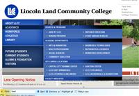 Image: New Mega-Menu for LLCC